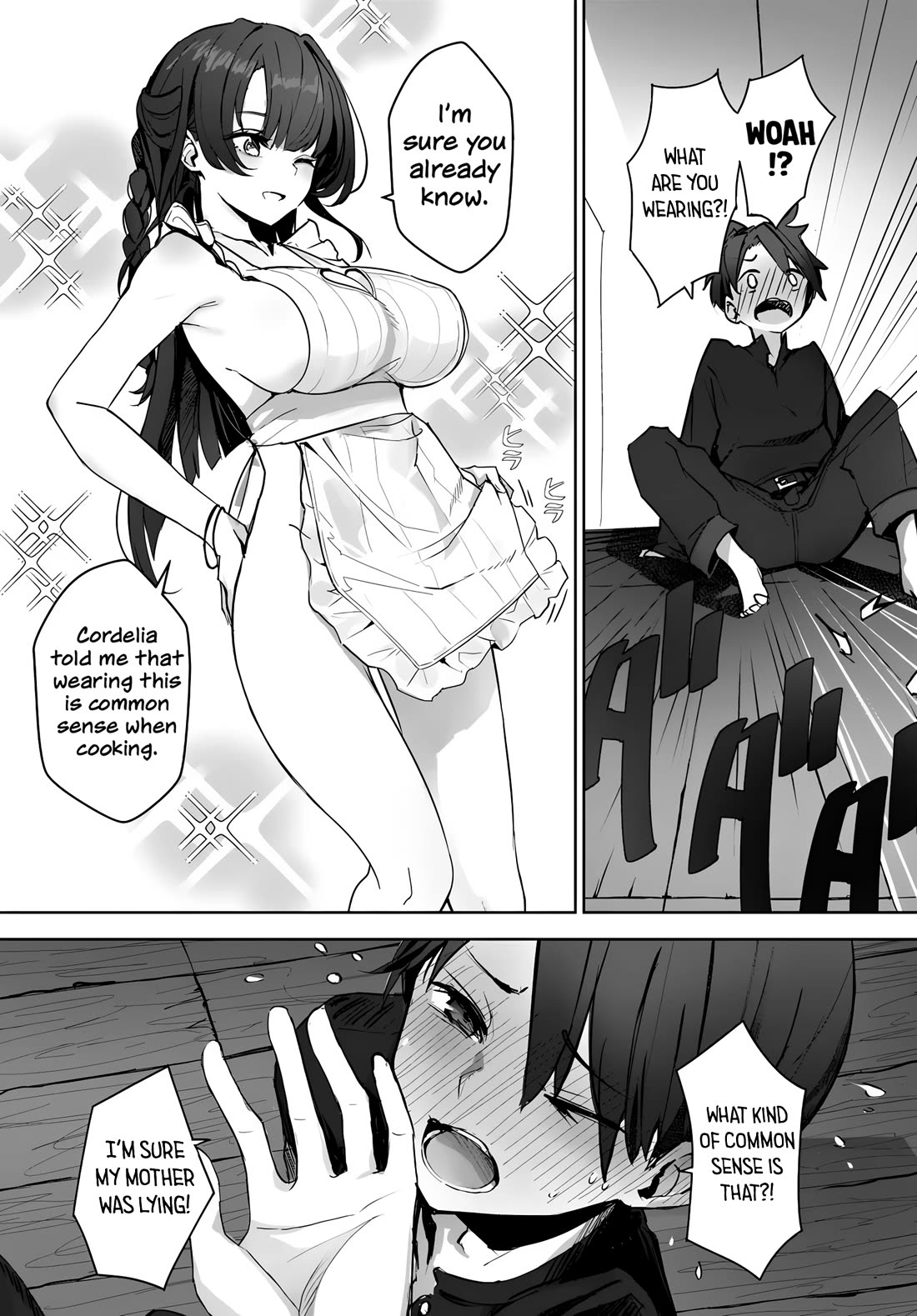 My Female Sword Master, Whom I Live With, Is So Cute That I'm Happy Every Day chapter 1 page 24
