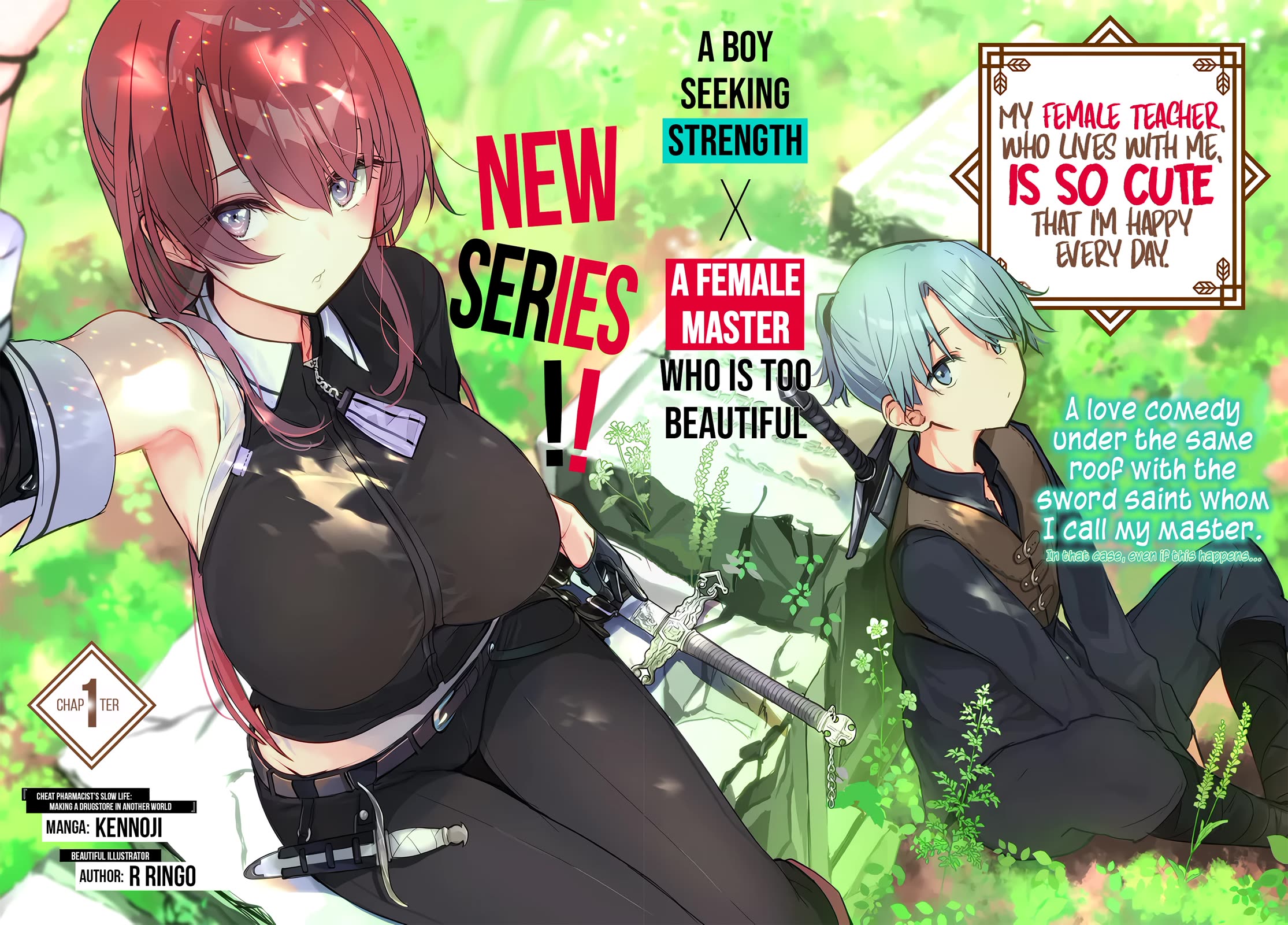 My Female Sword Master, Whom I Live With, Is So Cute That I'm Happy Every Day chapter 1 page 3