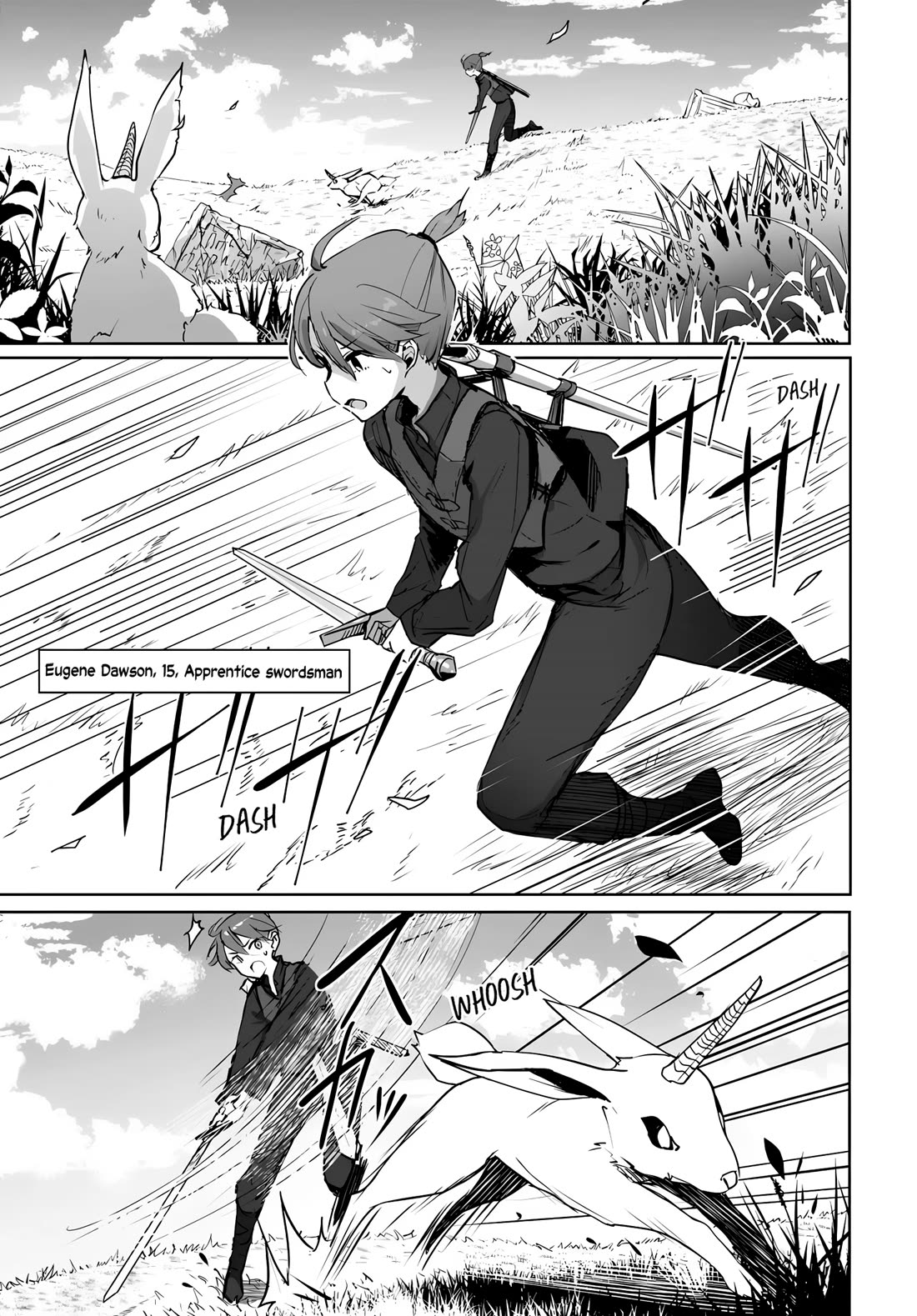 My Female Sword Master, Whom I Live With, Is So Cute That I'm Happy Every Day chapter 1 page 4