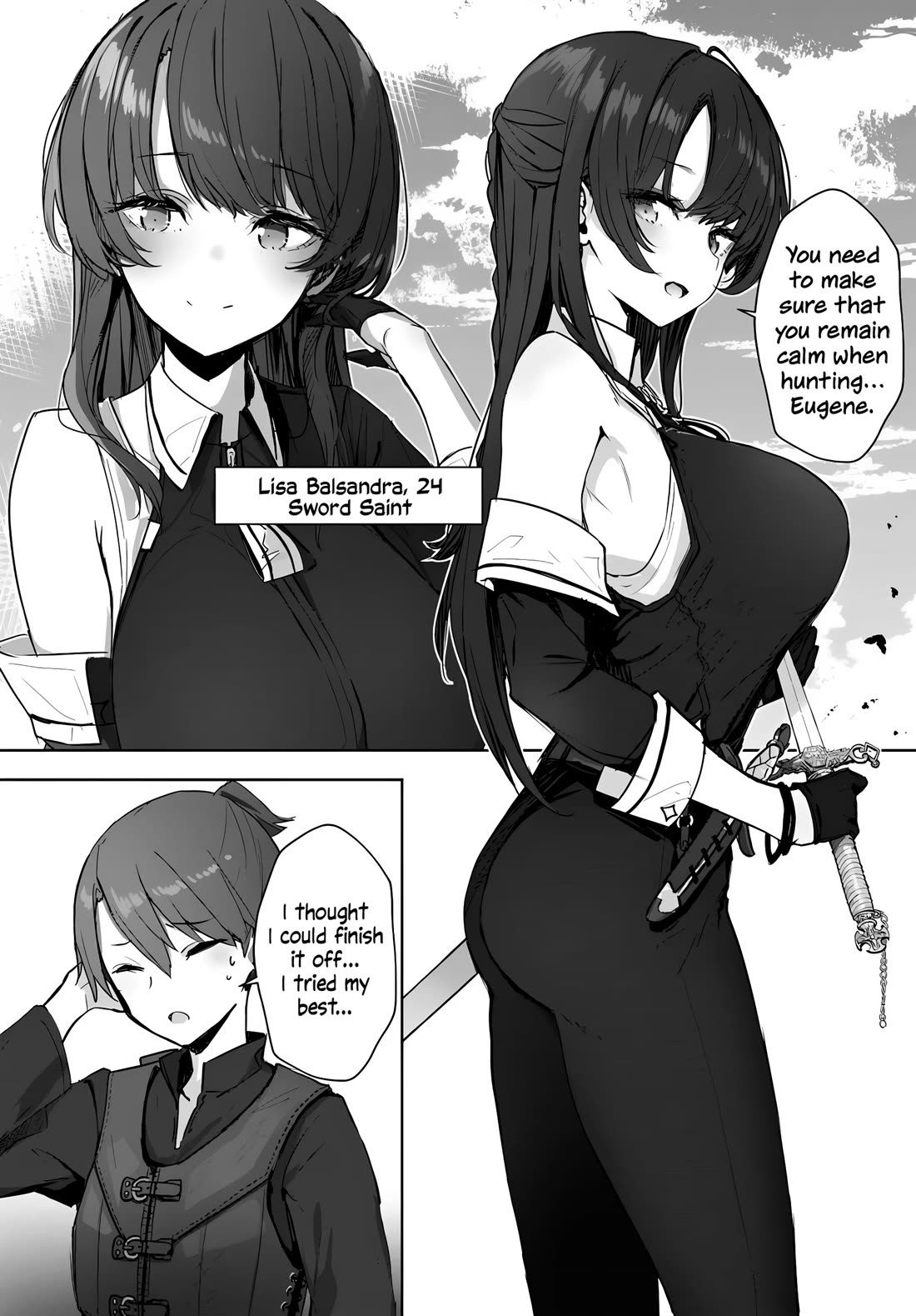 My Female Sword Master, Whom I Live With, Is So Cute That I'm Happy Every Day chapter 1 page 7
