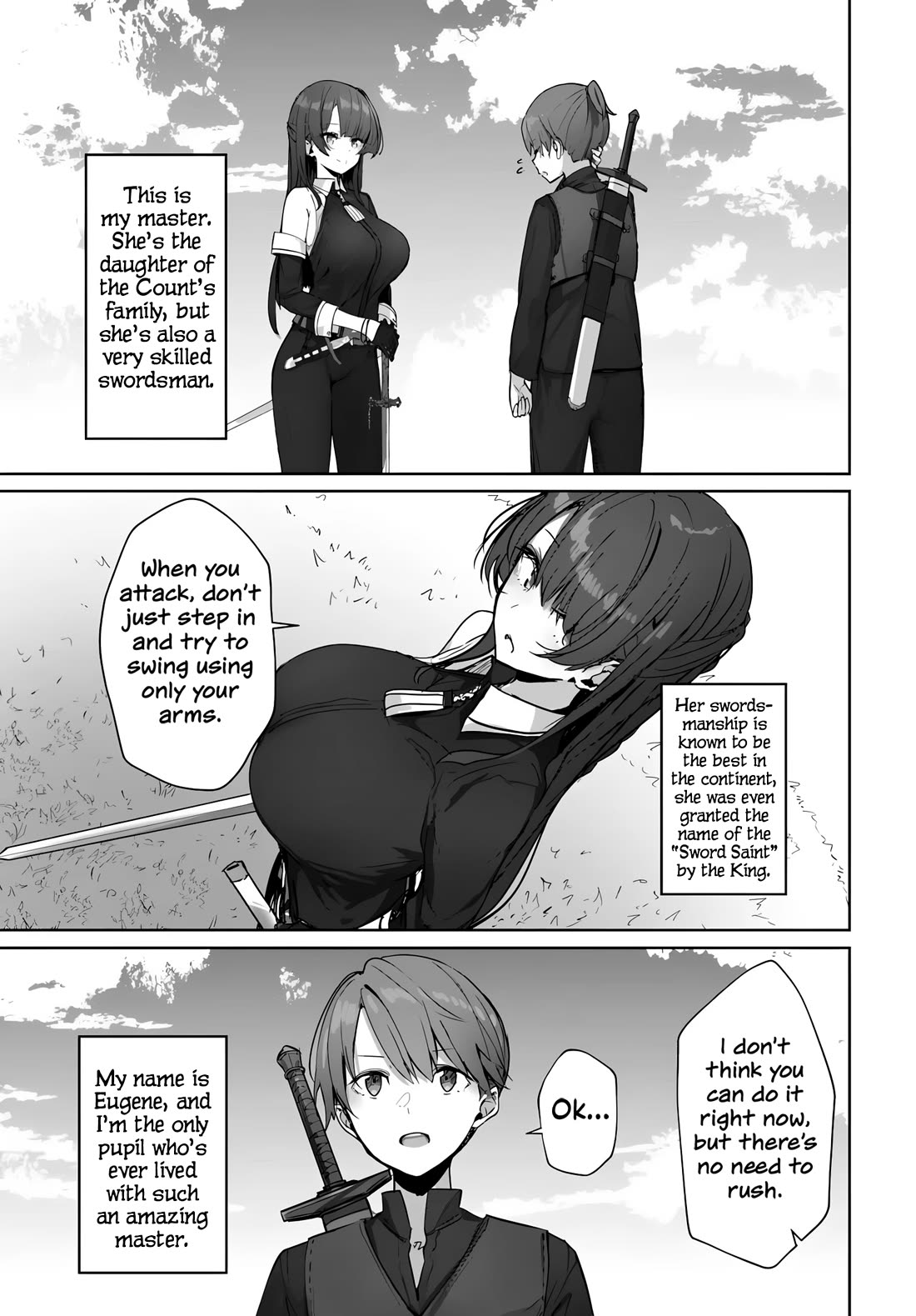 My Female Sword Master, Whom I Live With, Is So Cute That I'm Happy Every Day chapter 1 page 8