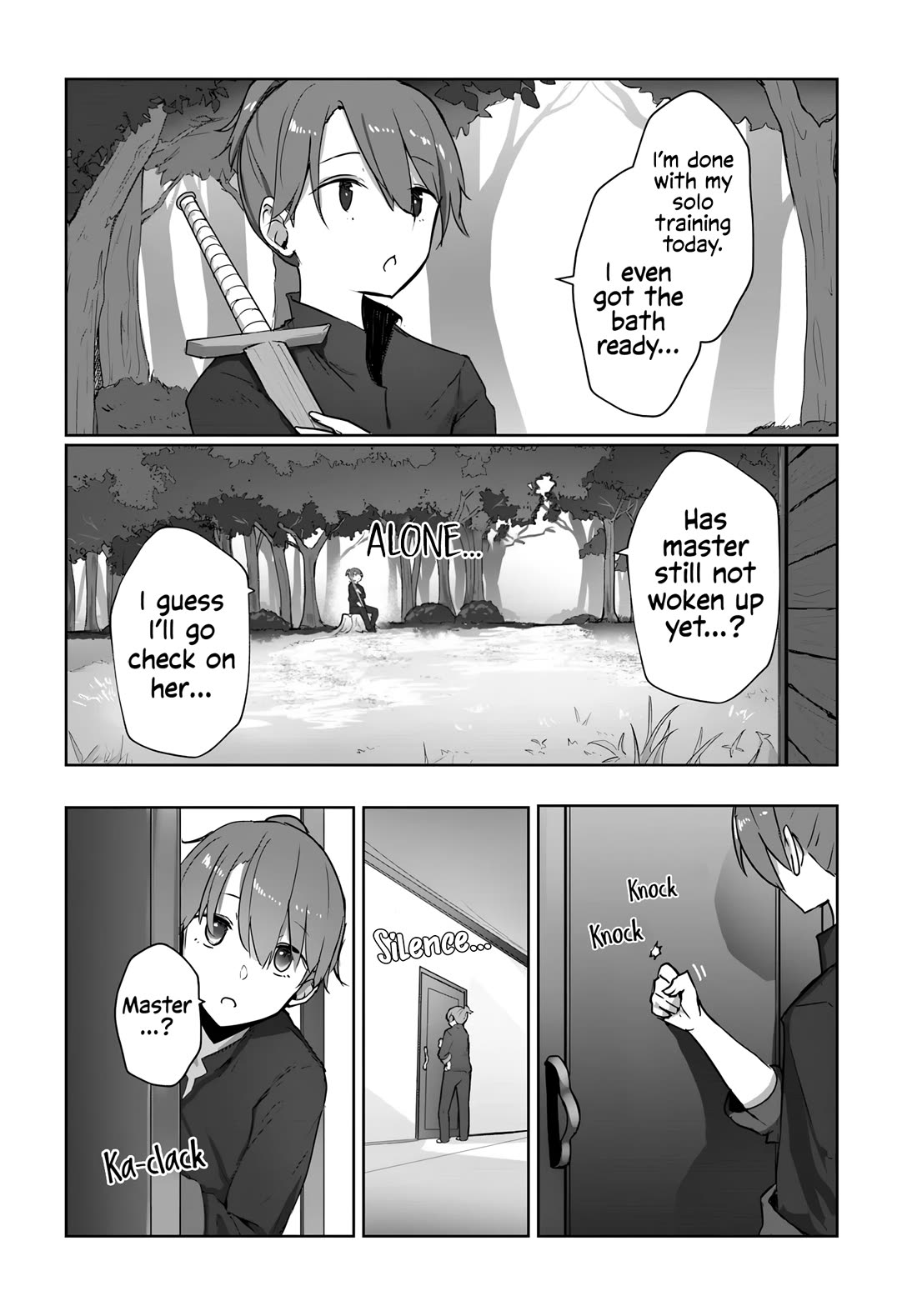 My Female Sword Master, Whom I Live With, Is So Cute That I'm Happy Every Day chapter 2 page 17