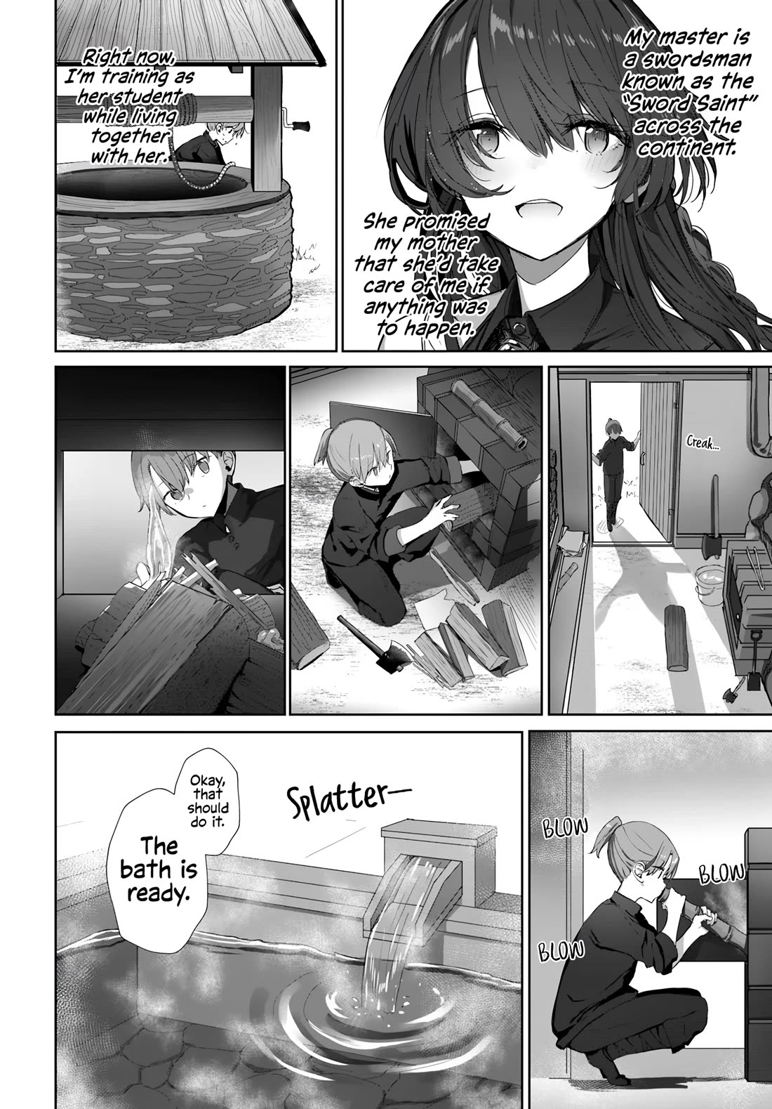 My Female Sword Master, Whom I Live With, Is So Cute That I'm Happy Every Day chapter 2 page 3