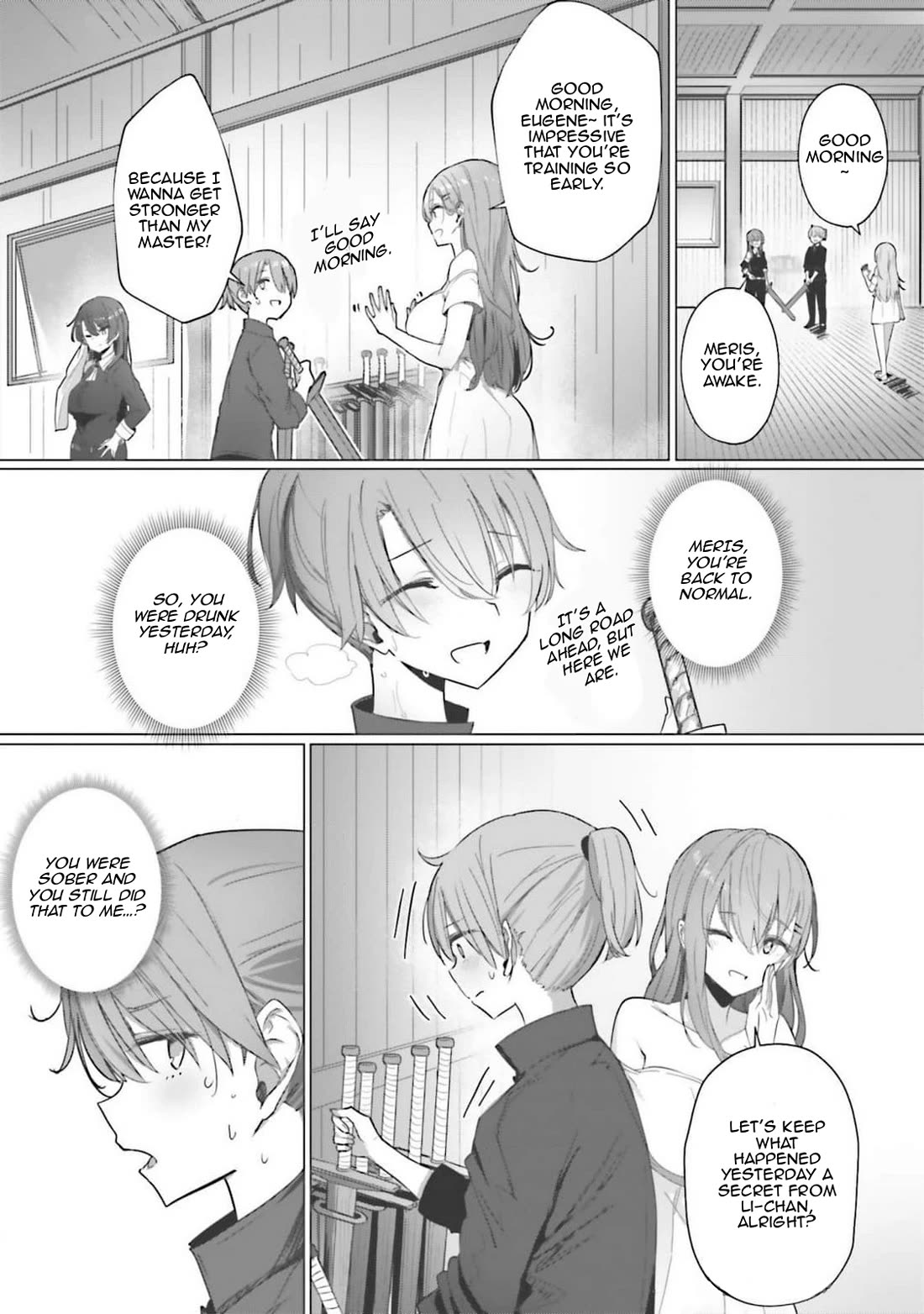My Female Sword Master, Whom I Live With, Is So Cute That I'm Happy Every Day chapter 5 page 30