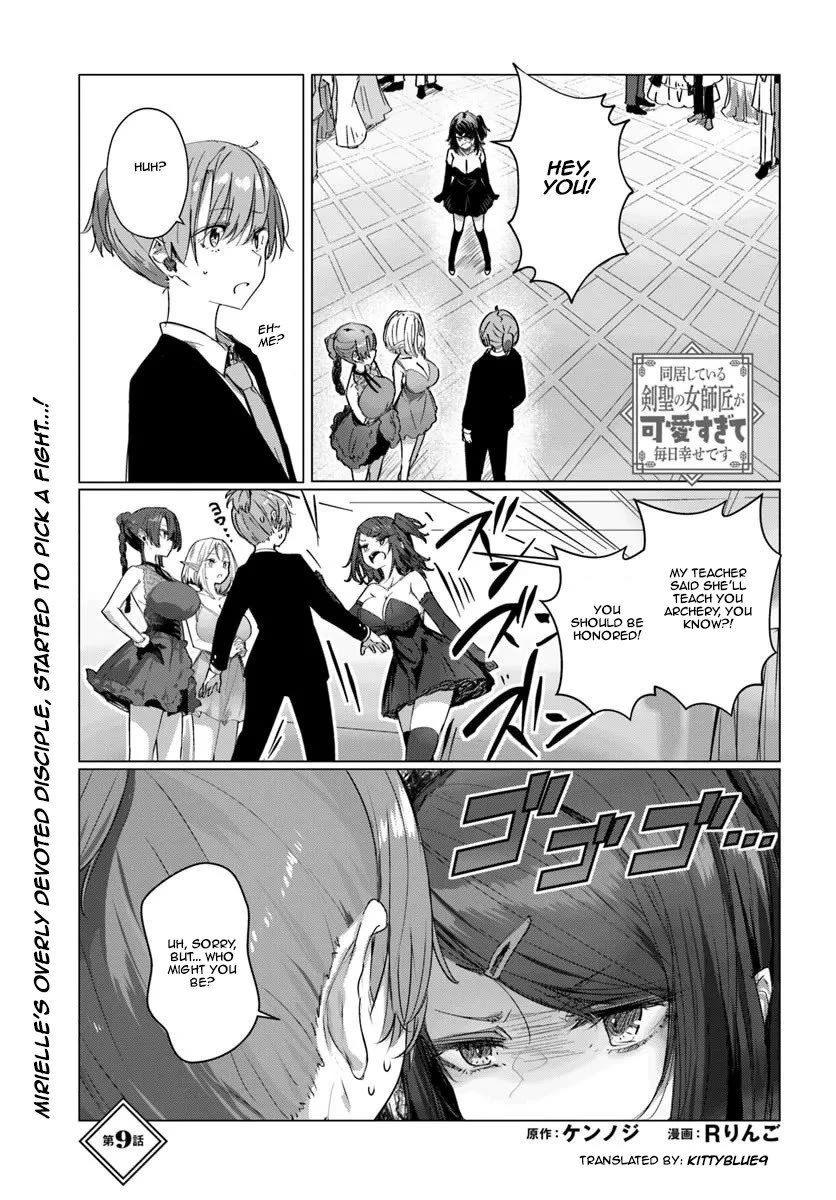 My Female Sword Master, Whom I Live With, Is So Cute That I'm Happy Every Day chapter 9.1 page 1