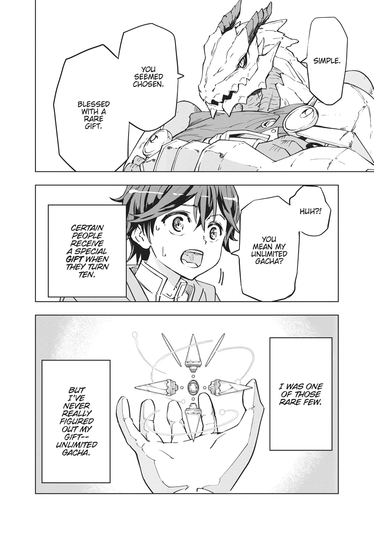 My Gift LVL 9999 Unlimited Gacha chapter 1 page 12