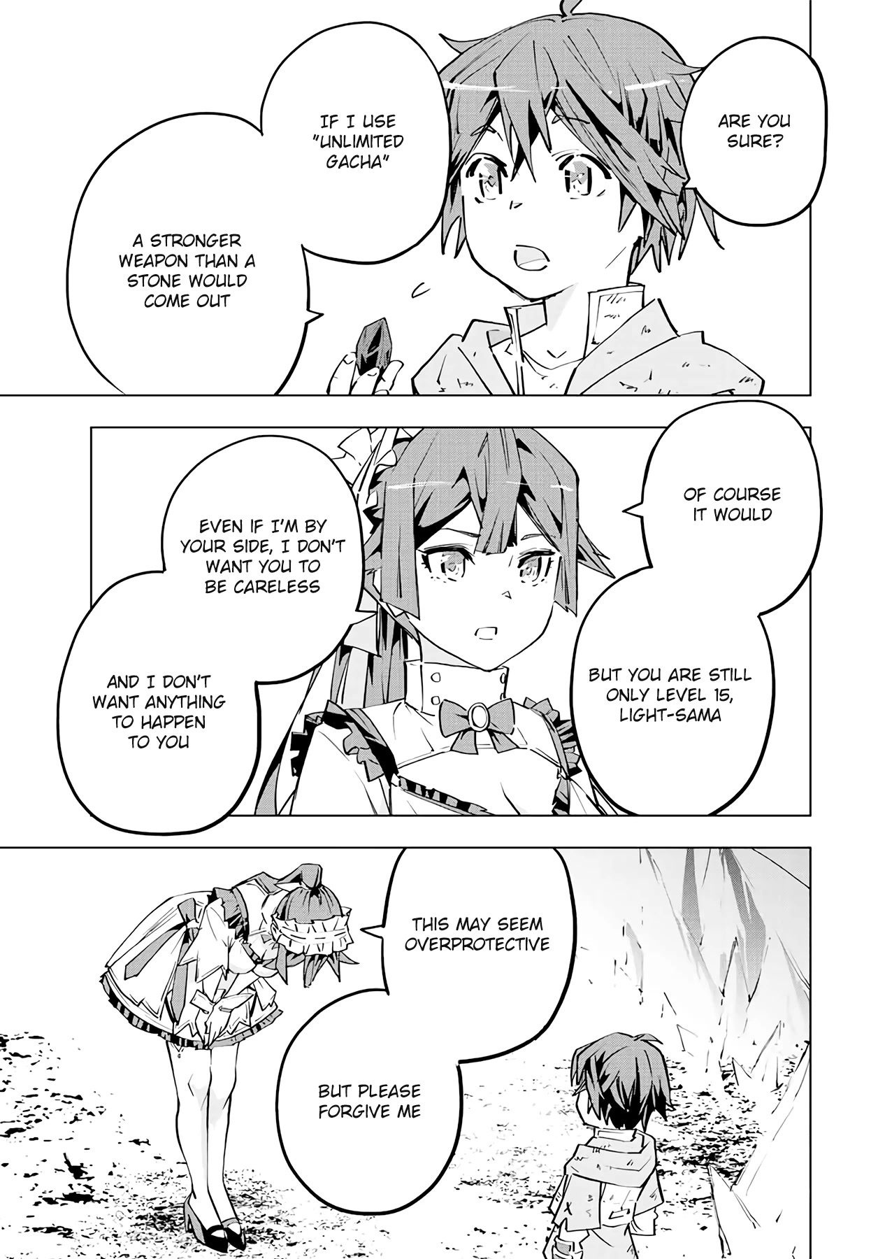 My Gift LVL 9999 Unlimited Gacha chapter 73 page 14