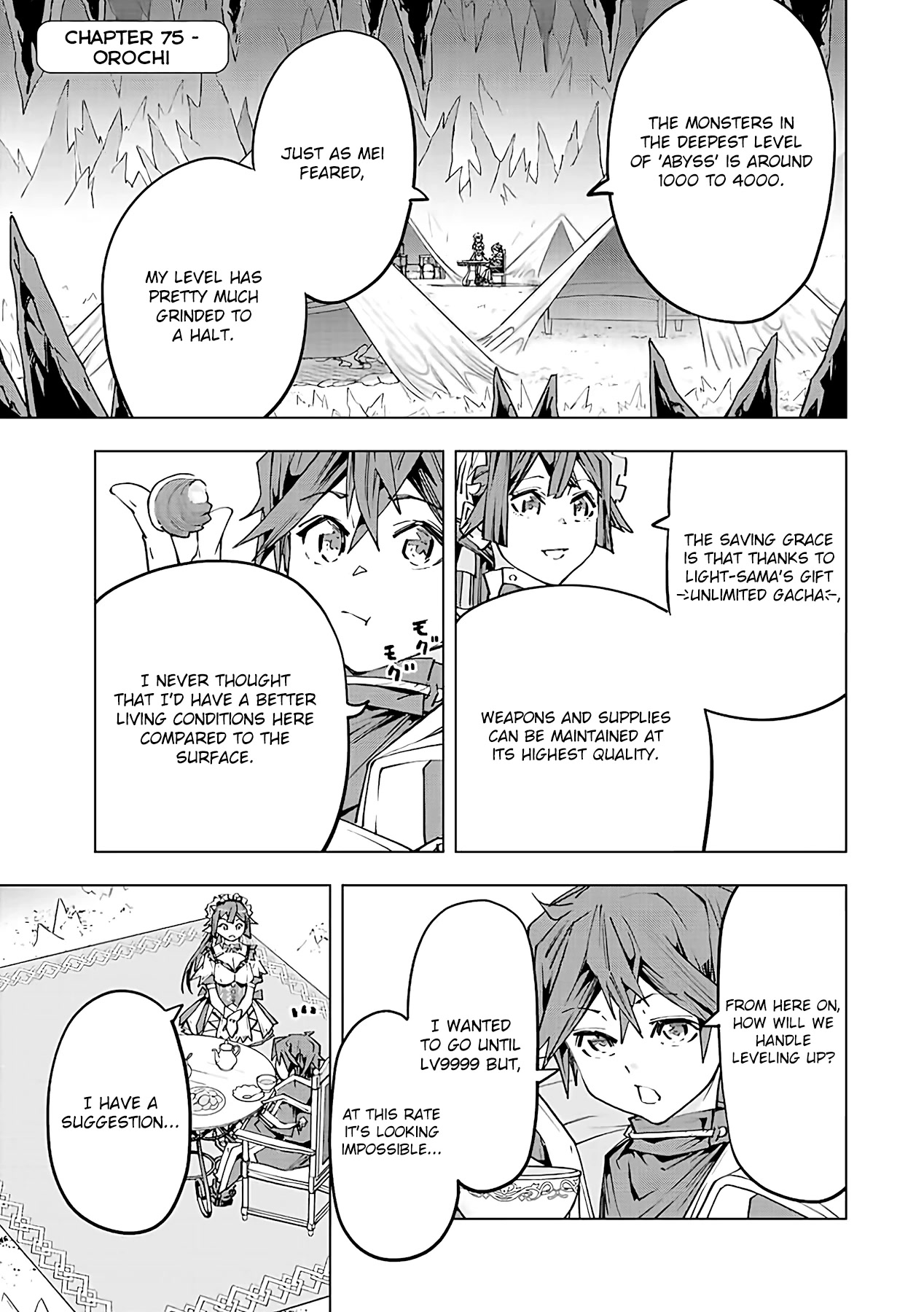 My Gift LVL 9999 Unlimited Gacha chapter 75 page 2