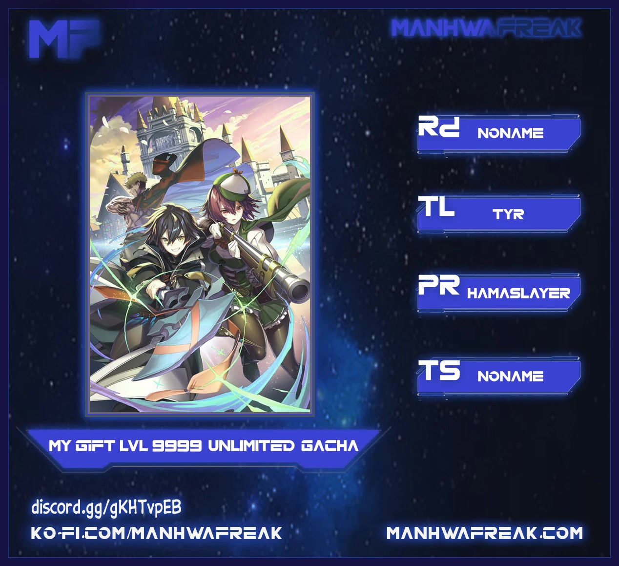 My Gift LVL 9999 Unlimited Gacha chapter 87.5 page 1