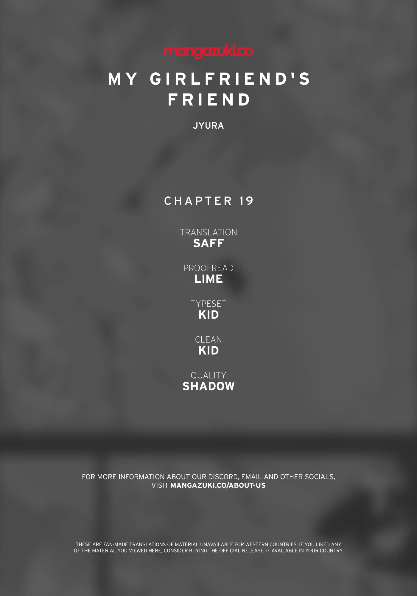 My Girlfriend's Friend chapter 19 page 1