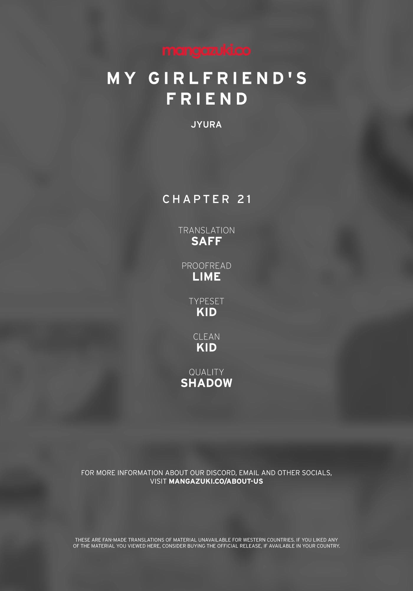 My Girlfriend's Friend chapter 21 page 1