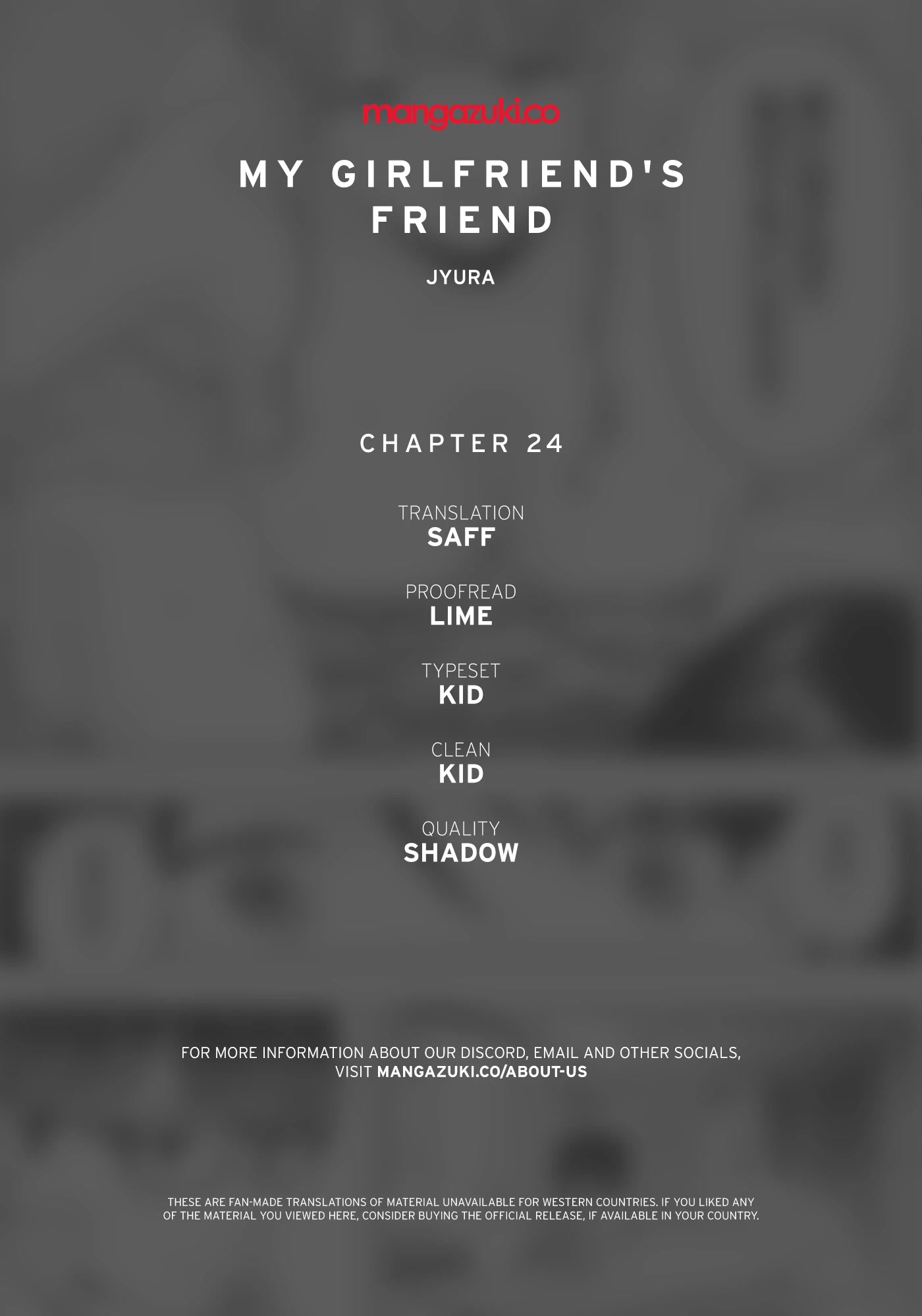 My Girlfriend's Friend chapter 24 page 1