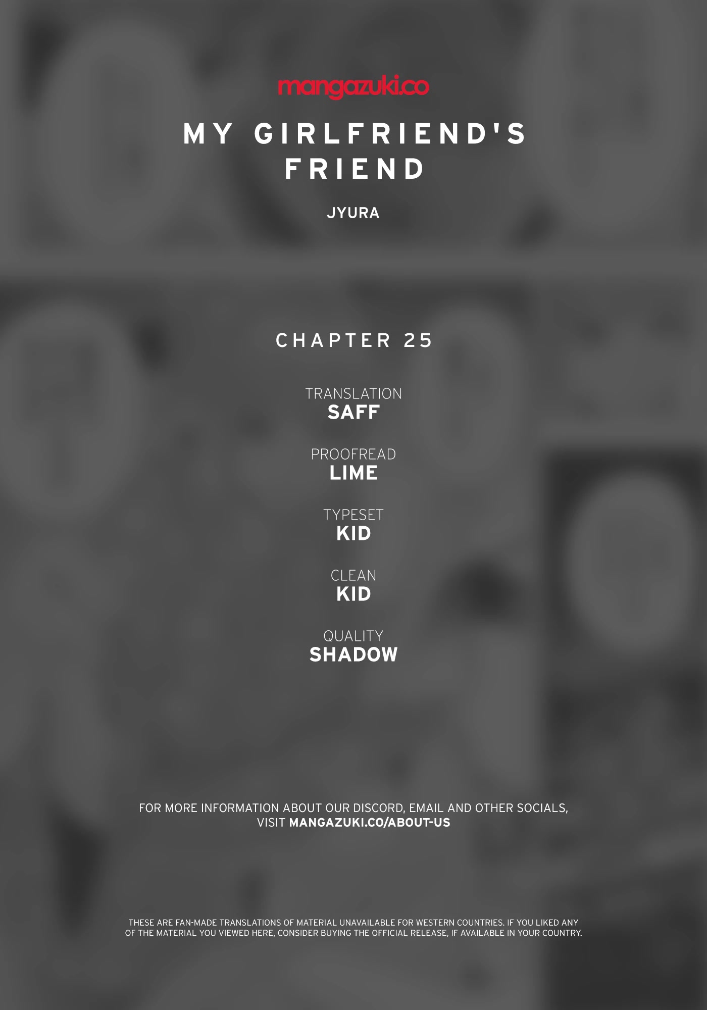 My Girlfriend's Friend chapter 25 page 1