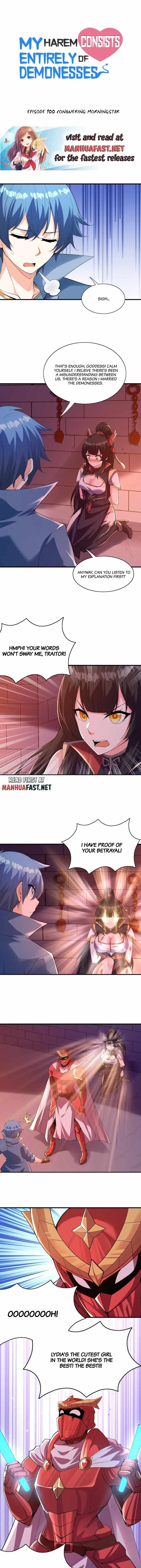 My Harem Is Entirely Female Demon Villains chapter 100 page 1