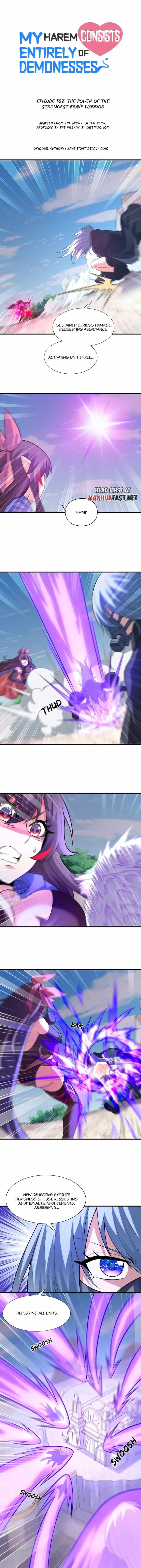 My Harem Is Entirely Female Demon Villains chapter 102 page 1
