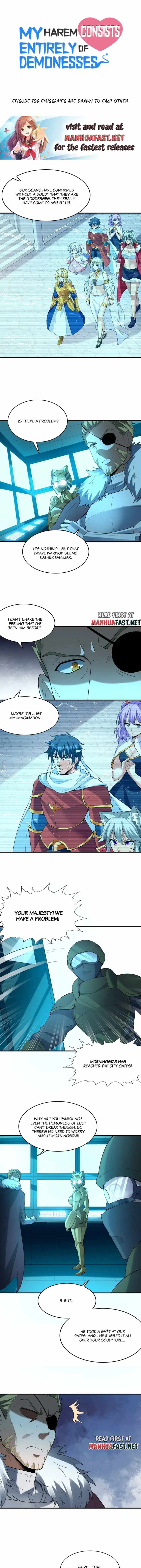 My Harem Is Entirely Female Demon Villains chapter 106 page 1