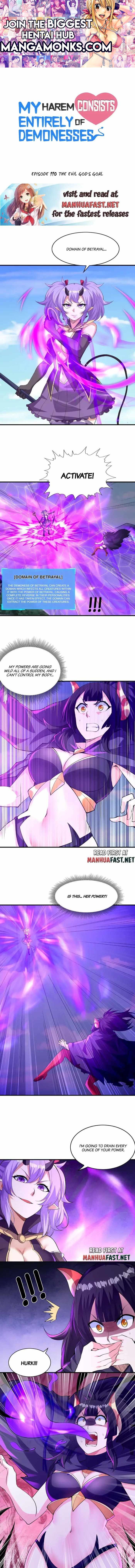My Harem Is Entirely Female Demon Villains chapter 110 page 1