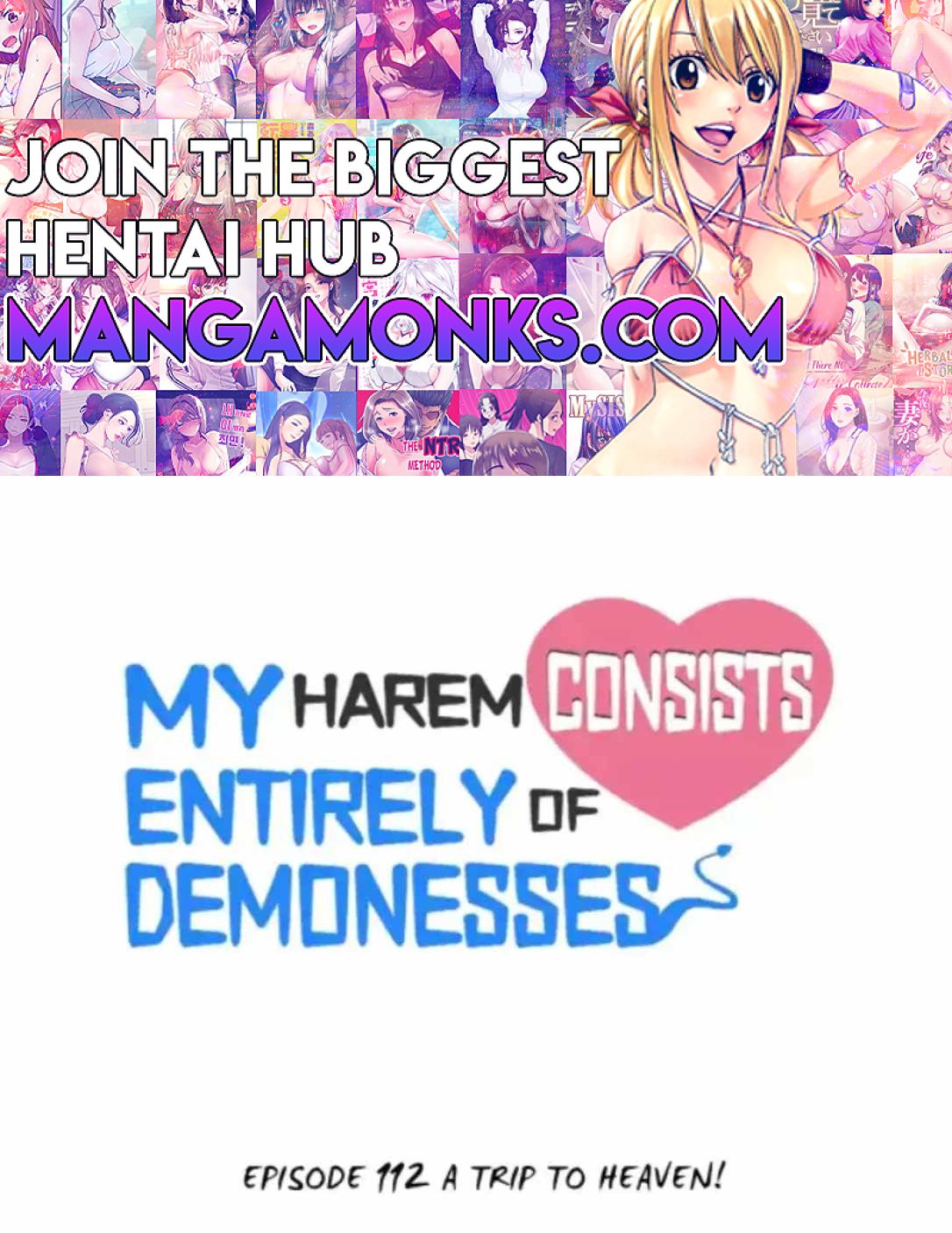My Harem Is Entirely Female Demon Villains chapter 112 page 1