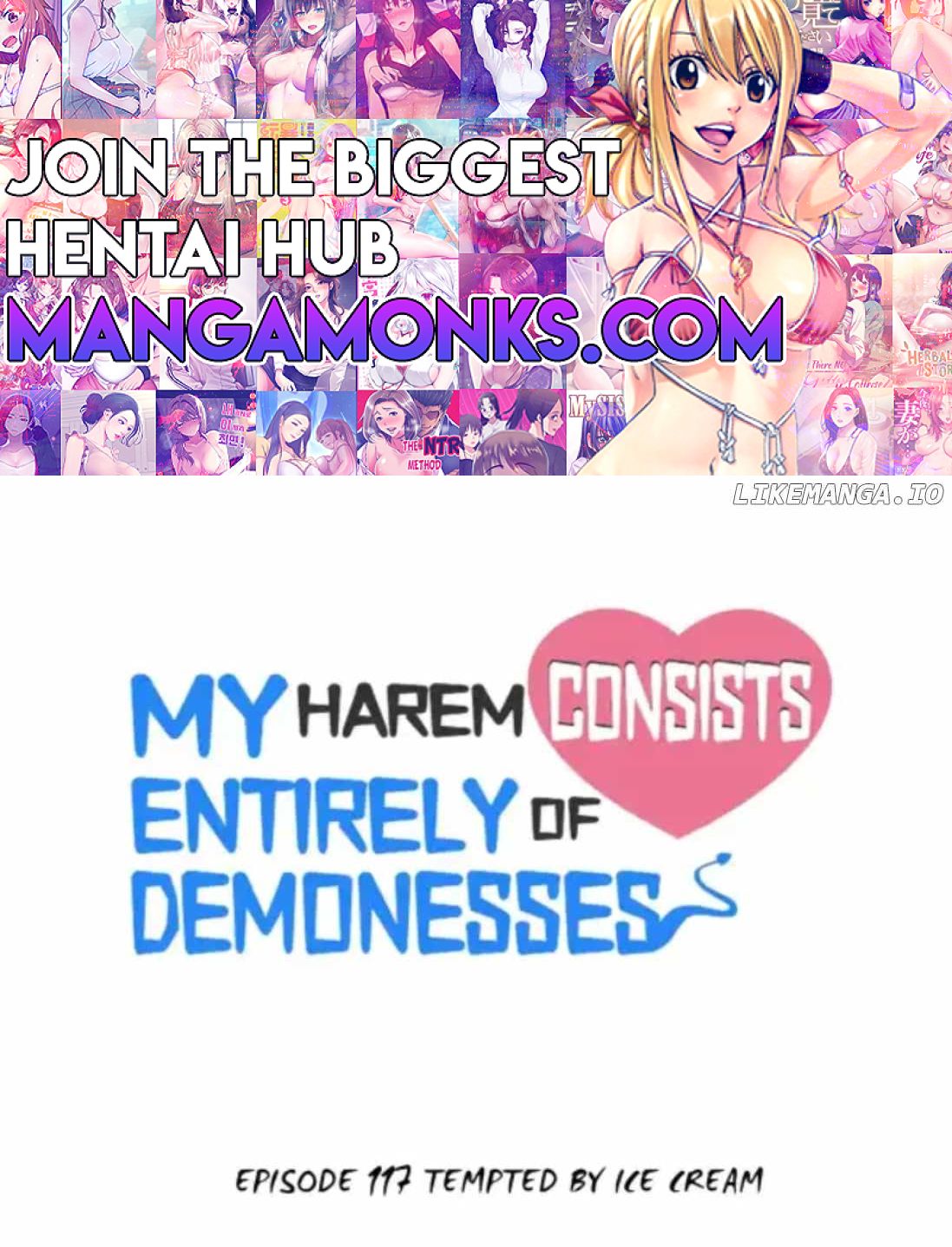 My Harem Is Entirely Female Demon Villains chapter 117 page 1