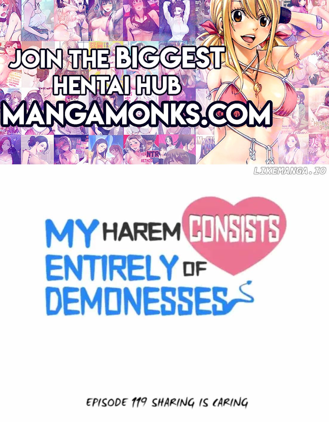 My Harem Is Entirely Female Demon Villains chapter 119 page 1