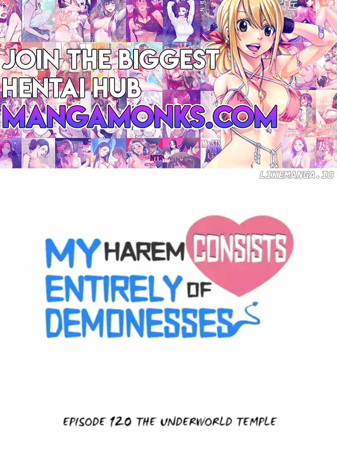 My Harem Is Entirely Female Demon Villains chapter 120 page 1