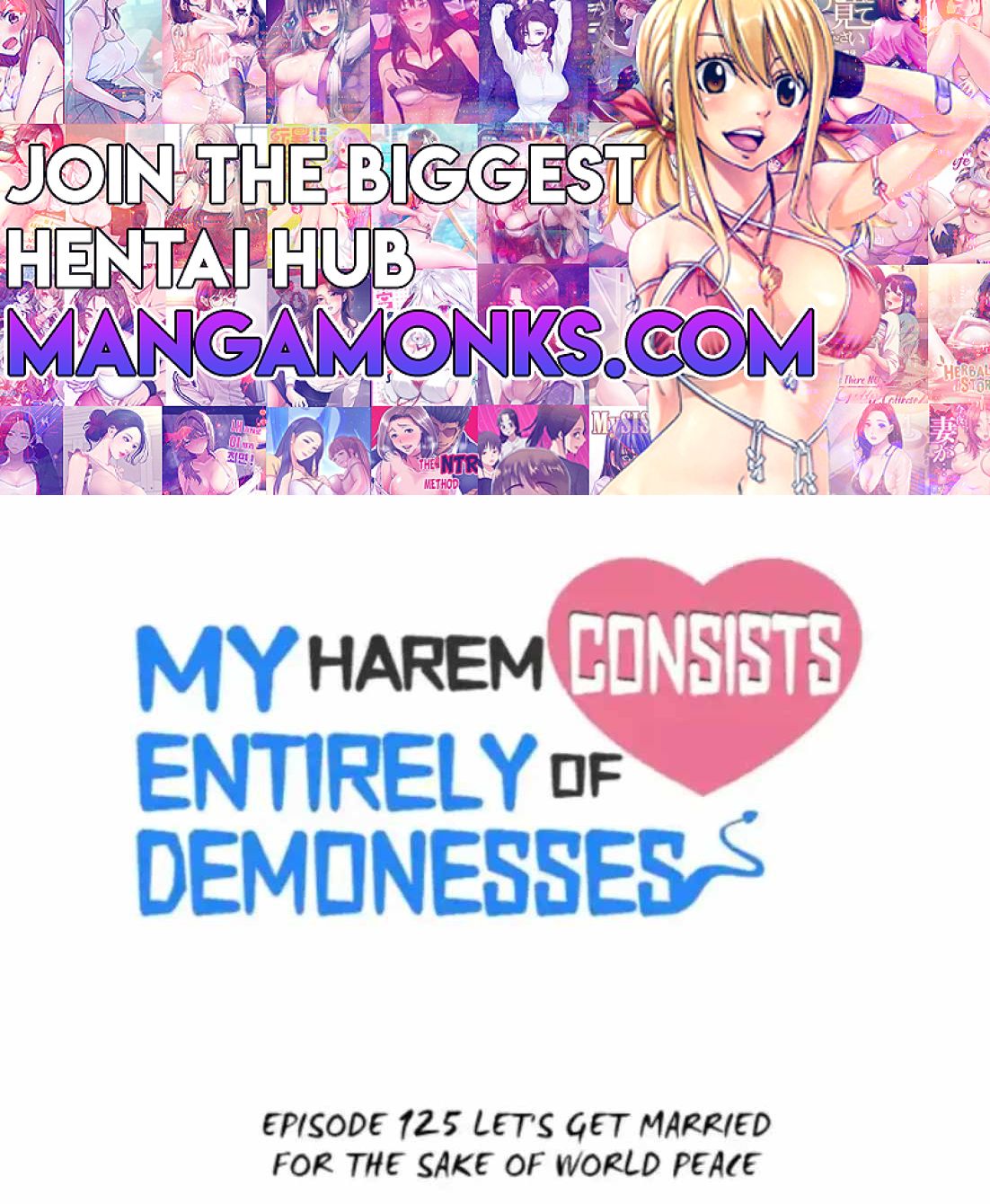 My Harem Is Entirely Female Demon Villains chapter 125 page 1