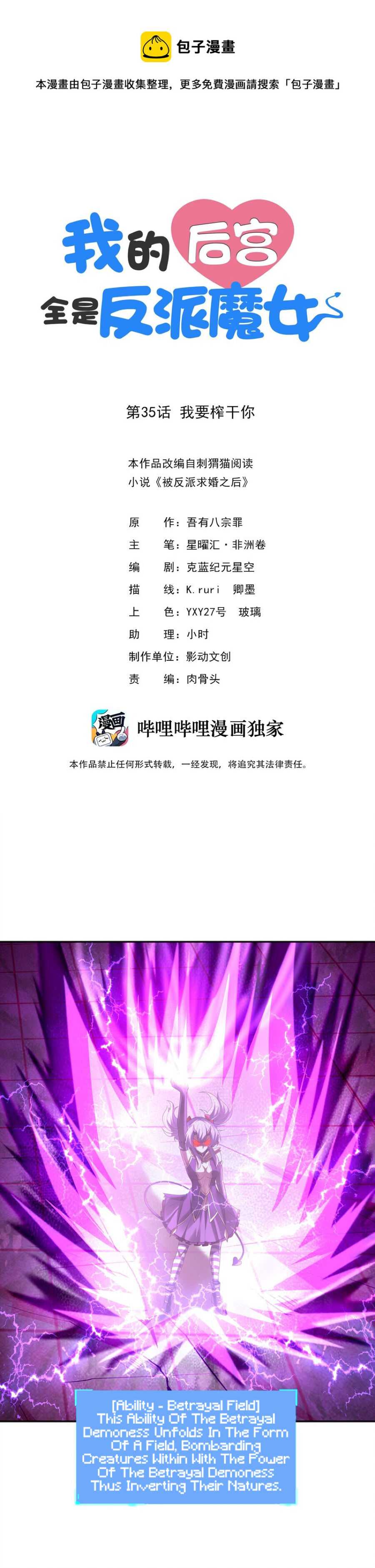 My Harem Is Entirely Female Demon Villains chapter 35 page 1