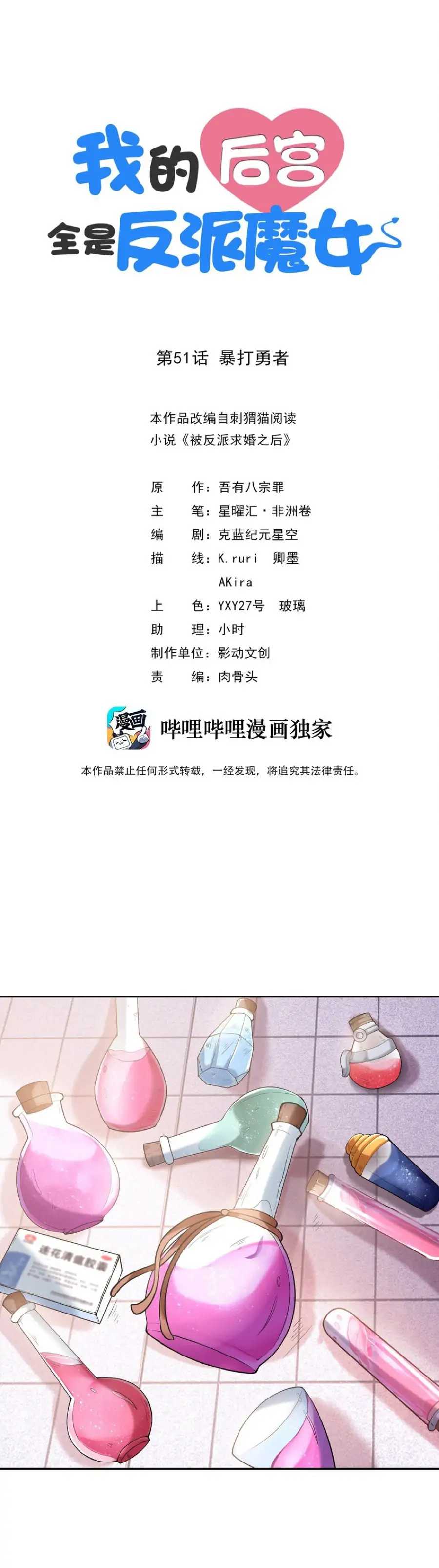 My Harem Is Entirely Female Demon Villains chapter 51 page 1