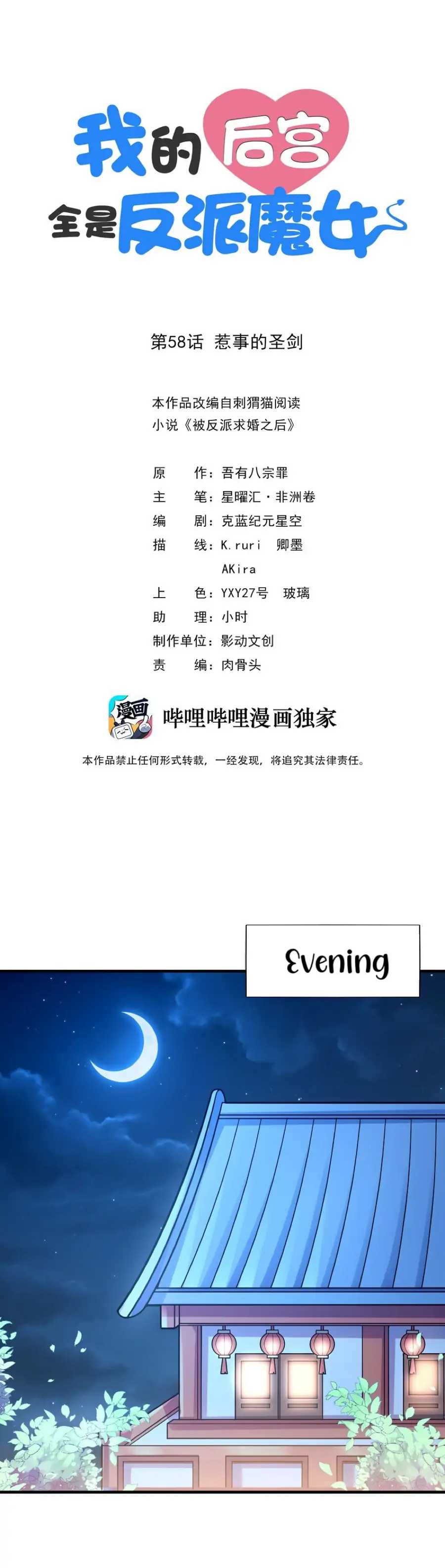 My Harem Is Entirely Female Demon Villains chapter 58 page 1