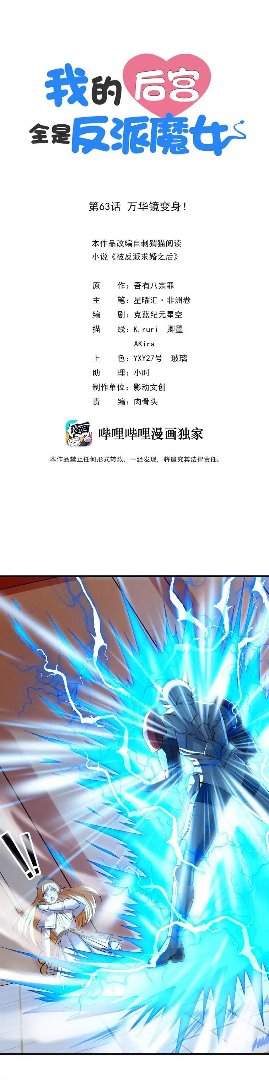 My Harem Is Entirely Female Demon Villains chapter 63 page 1