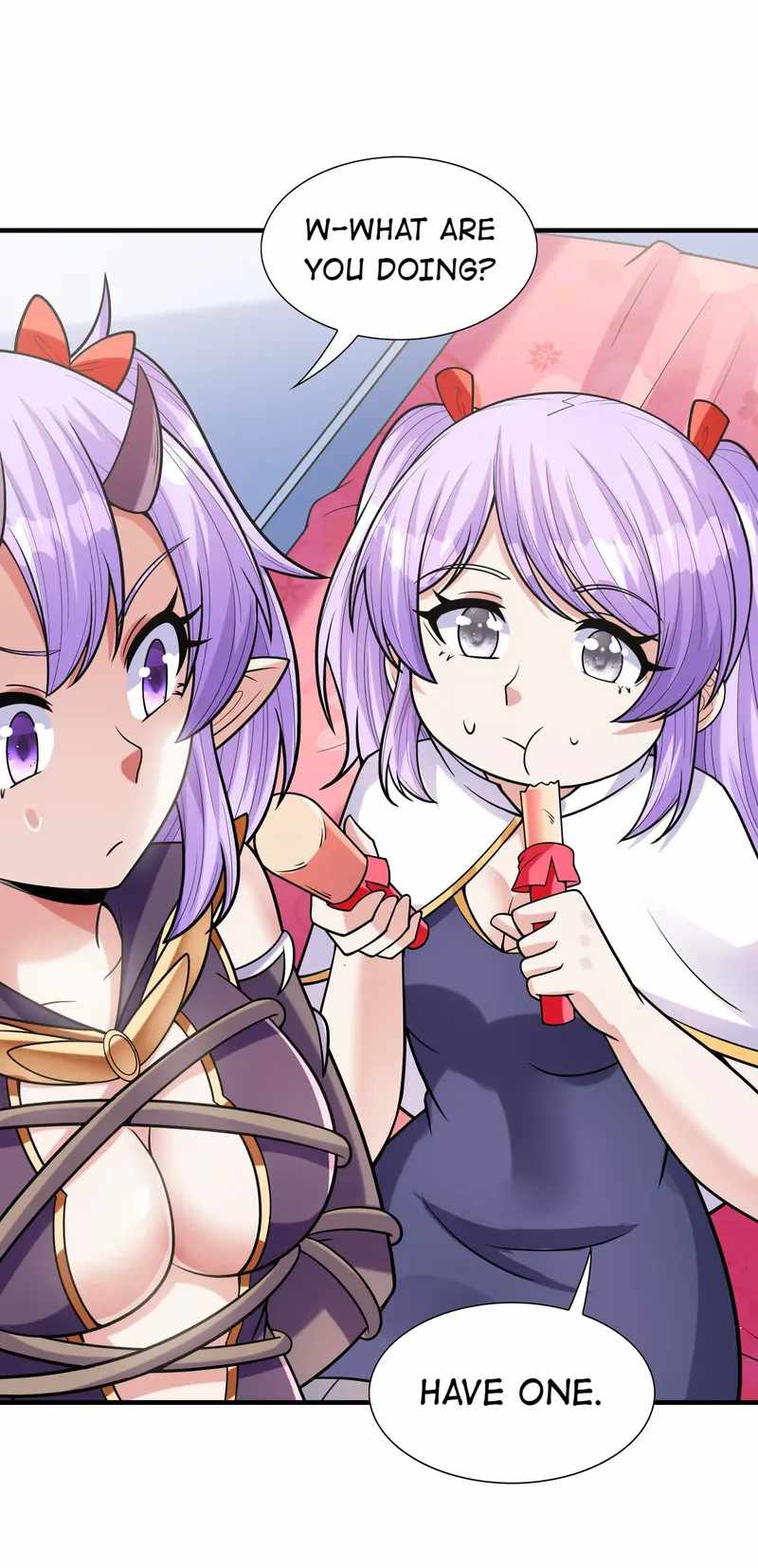 My Harem Is Entirely Female Demon Villains chapter 65 page 55