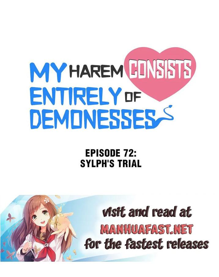 My Harem Is Entirely Female Demon Villains chapter 72 page 1