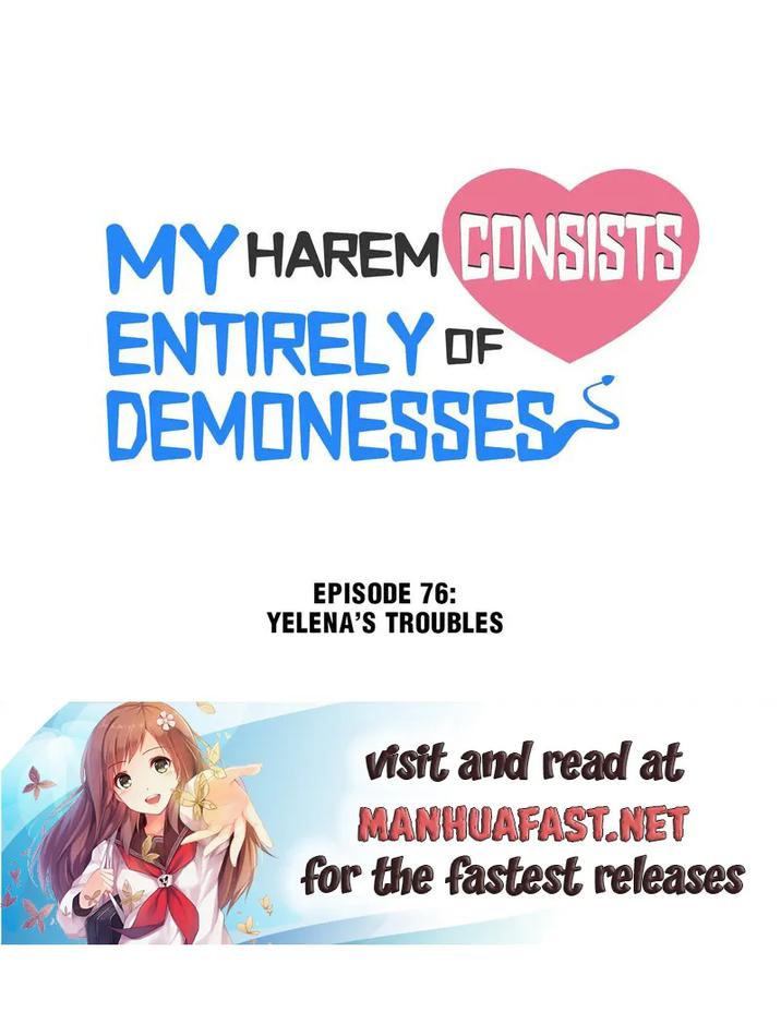 My Harem Is Entirely Female Demon Villains chapter 76 page 1