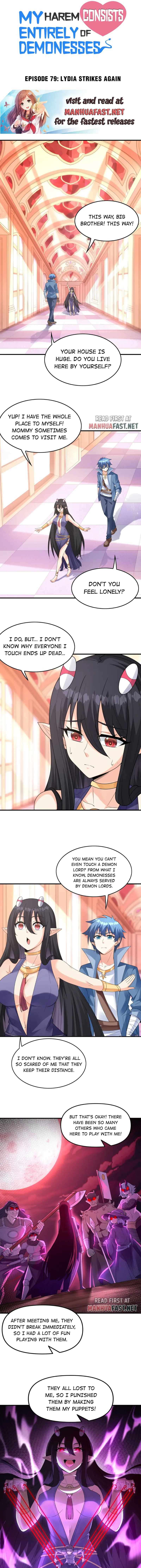 My Harem Is Entirely Female Demon Villains chapter 79 page 1