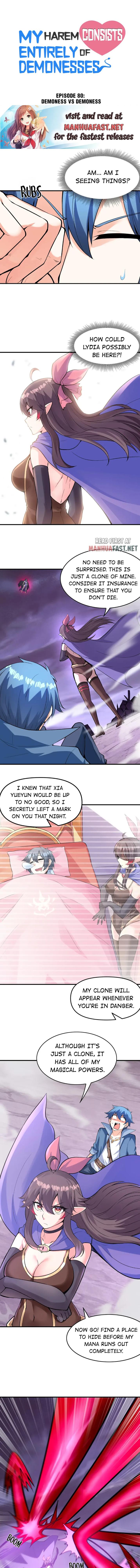 My Harem Is Entirely Female Demon Villains chapter 80 page 1