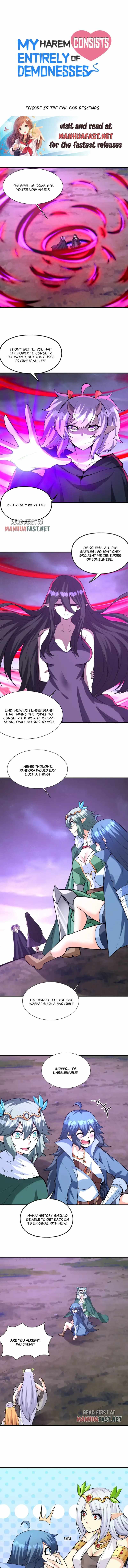 My Harem Is Entirely Female Demon Villains chapter 85 page 1