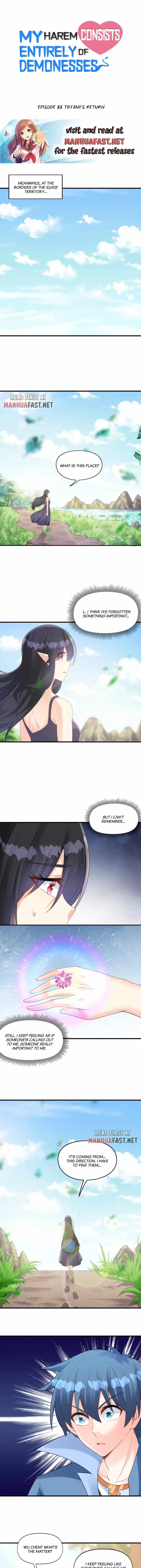 My Harem Is Entirely Female Demon Villains chapter 86 page 1