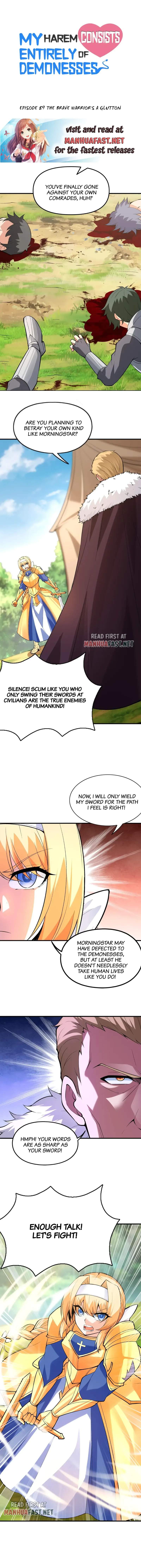 My Harem Is Entirely Female Demon Villains chapter 89 page 1