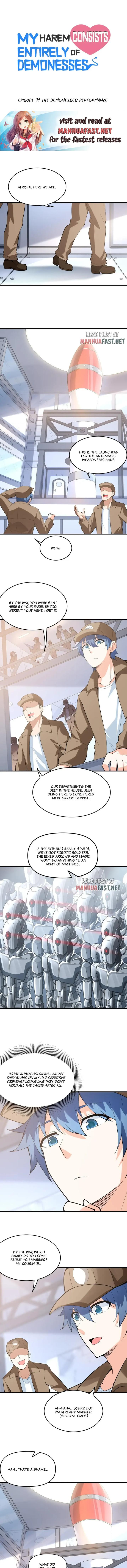 My Harem Is Entirely Female Demon Villains chapter 91 page 1