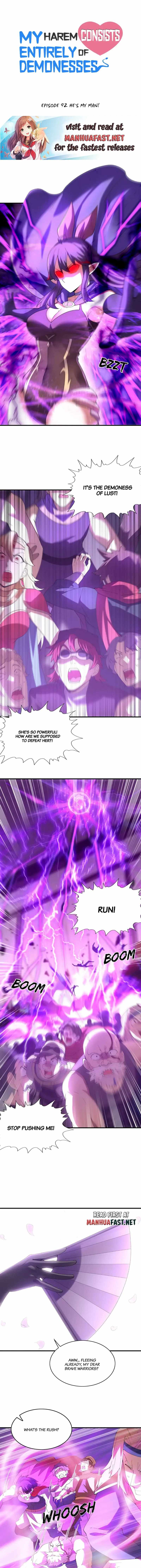 My Harem Is Entirely Female Demon Villains chapter 92 page 1