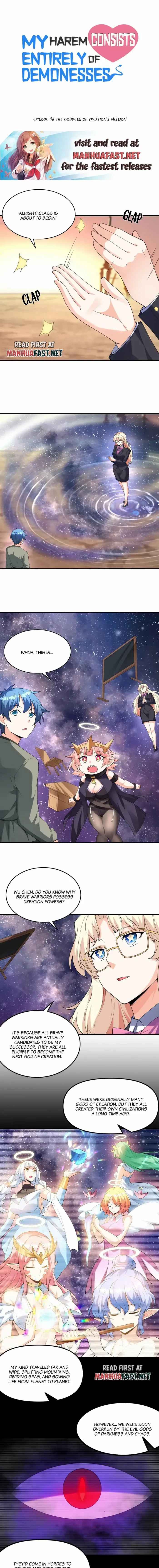 My Harem Is Entirely Female Demon Villains chapter 96 page 1