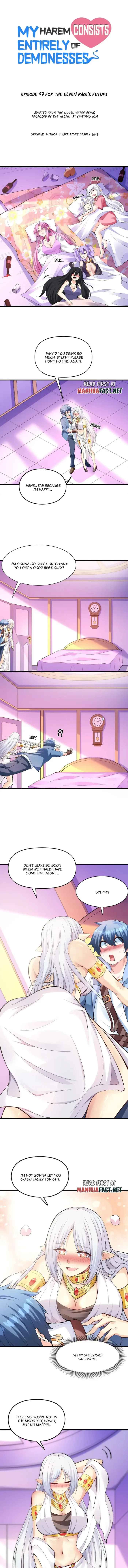 My Harem Is Entirely Female Demon Villains chapter 97 page 1