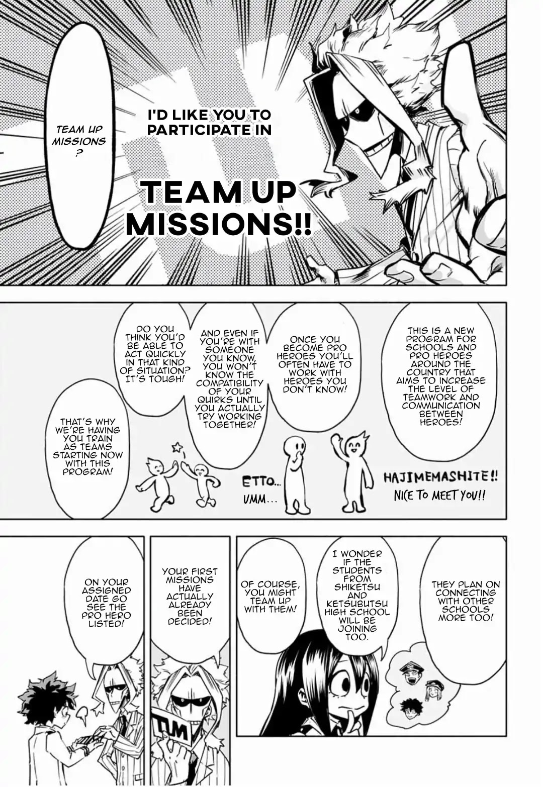 My Hero Academia Team Up Mission chapter 0 page 14