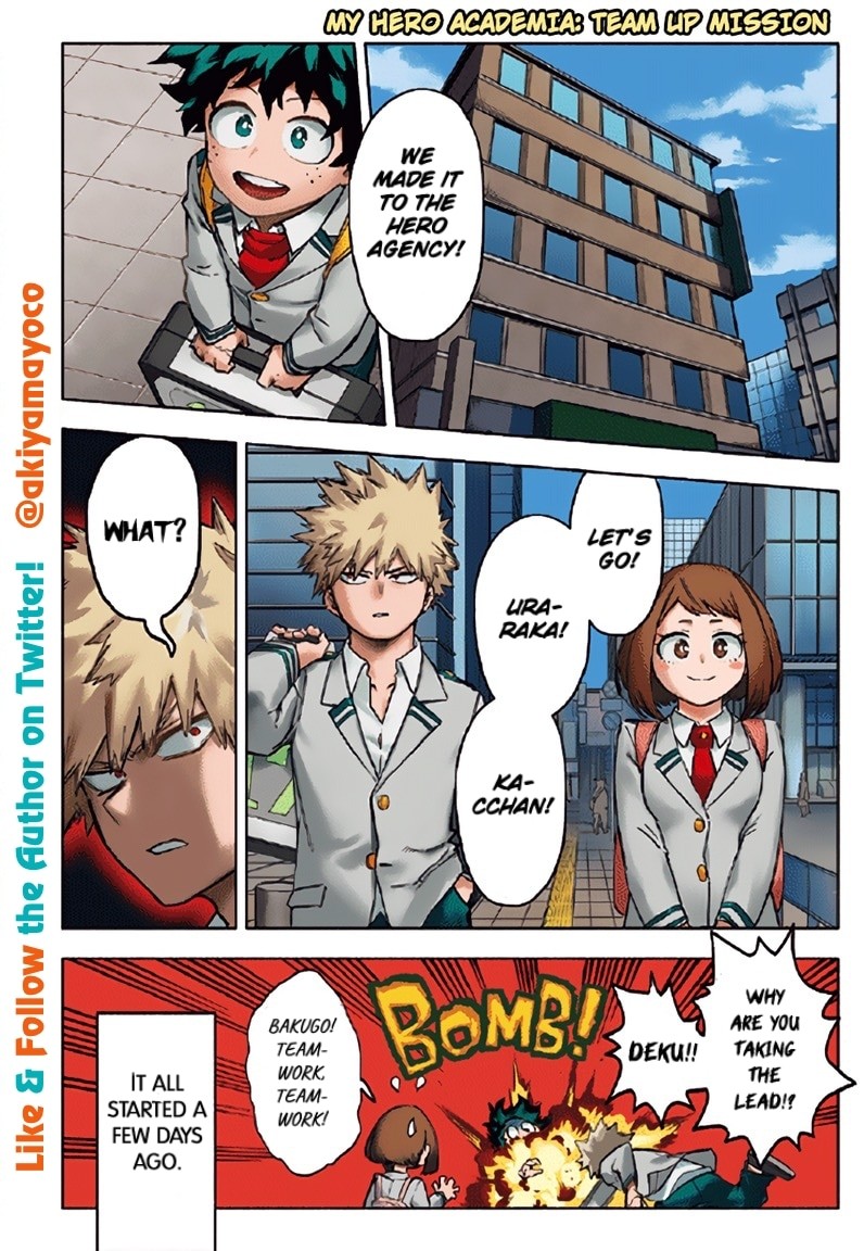 My Hero Academia Team Up Mission chapter 1 page 2