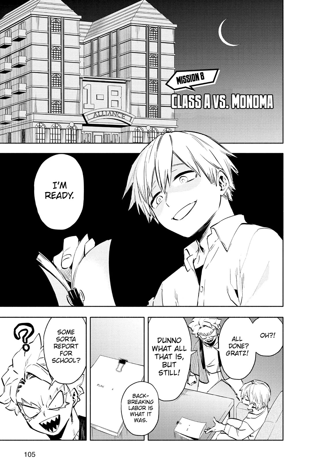 My Hero Academia Team Up Mission chapter 8 page 1