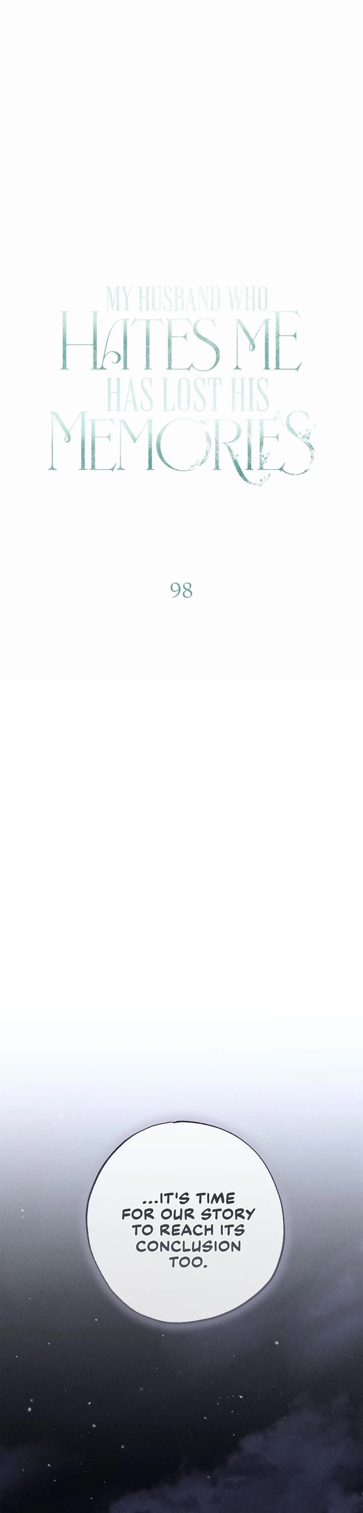 My Husband Who Hates Me Has Lost His Memories chapter 98 page 1