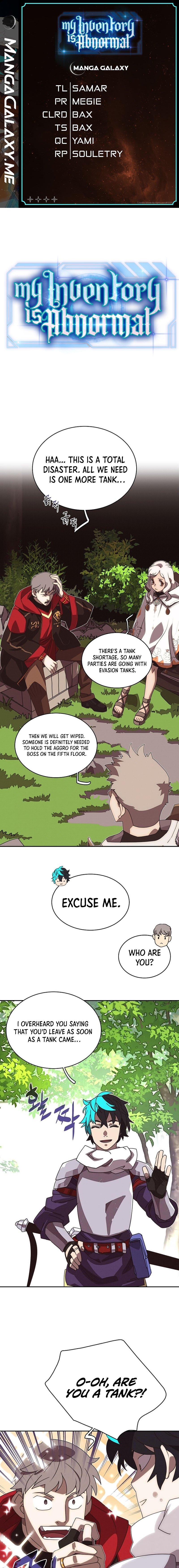My Inventory Is Abnormal chapter 13 page 1