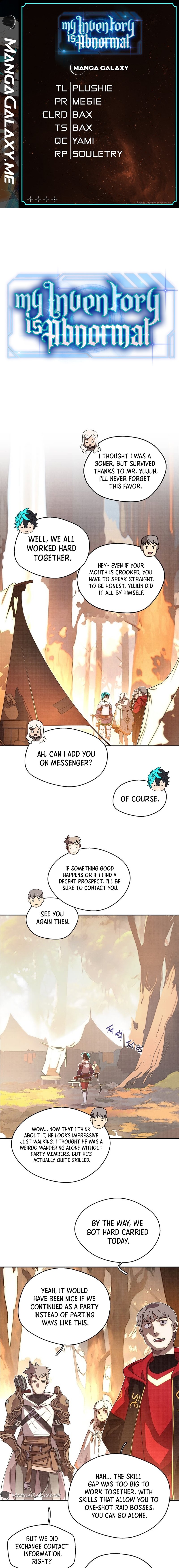 My Inventory Is Abnormal chapter 15 page 1