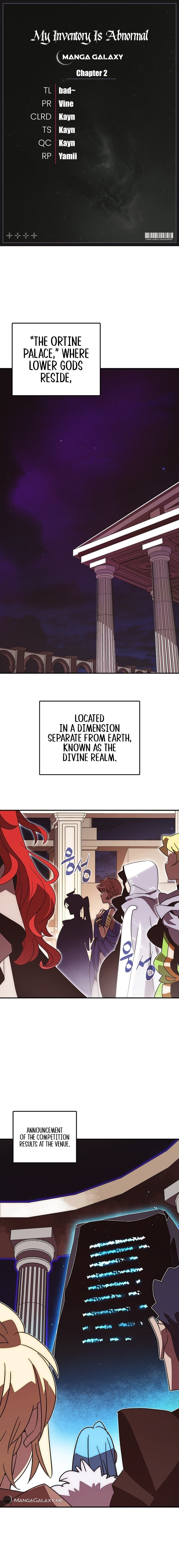 My Inventory Is Abnormal chapter 2 page 1