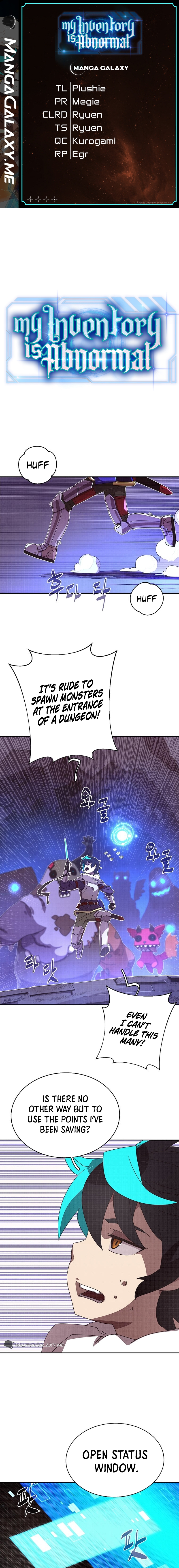 My Inventory Is Abnormal chapter 8 page 1